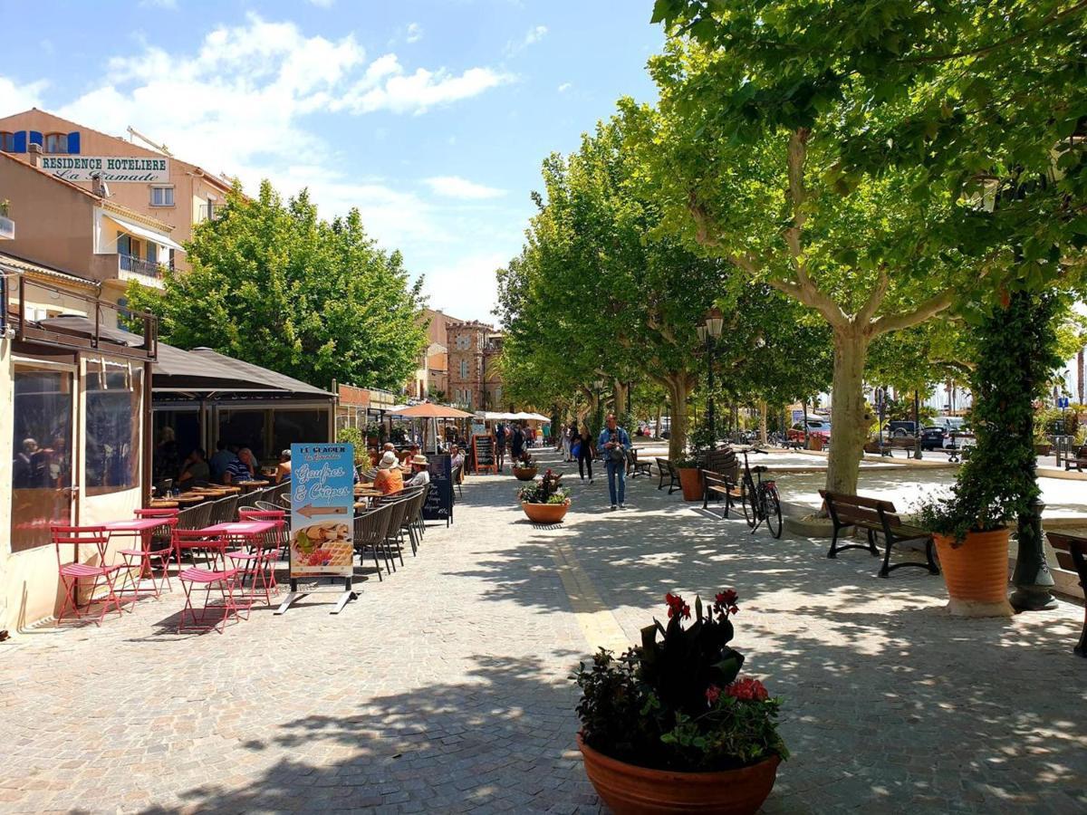 Charmant T2 Climatise Avec Grande Terrasse, Piscine Et Parking Privatif, Proche Plage Et Commerces. - Fr-1-251-441 Ле-Лаванду Экстерьер фото