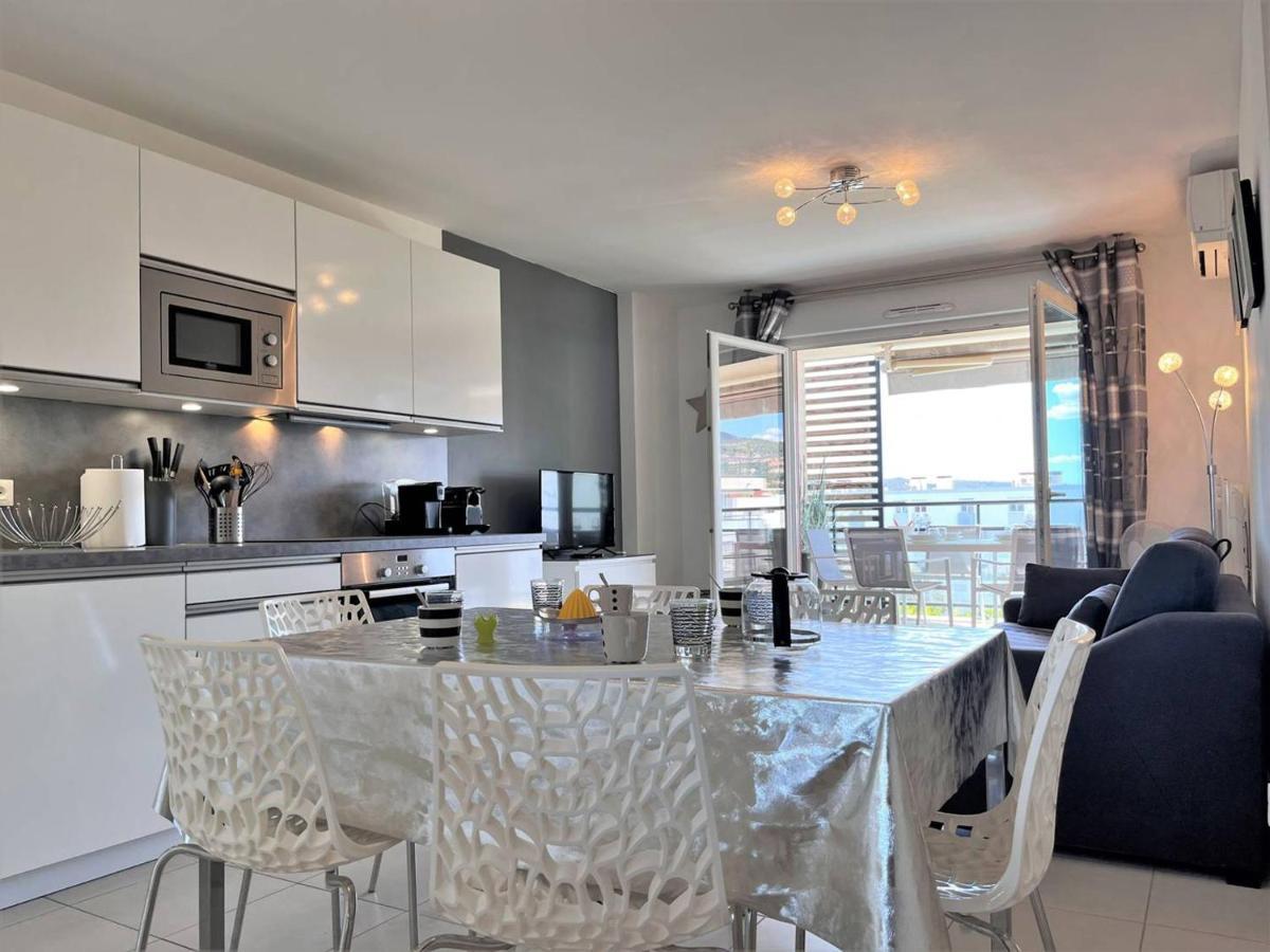 Charmant T2 Climatise Avec Grande Terrasse, Piscine Et Parking Privatif, Proche Plage Et Commerces. - Fr-1-251-441 Ле-Лаванду Экстерьер фото